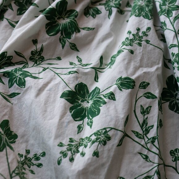 Cara Cara Green and White Midi Dress - Picture 9 of 10